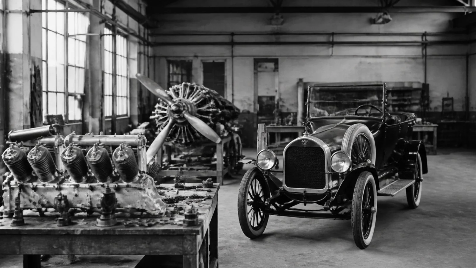 BMW'nin uçak motorlarından otomobil üretimine geçişi